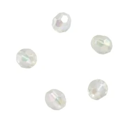 6mm Faceted AB Acrylic Round Bead Value Pack by Bead Landing™
