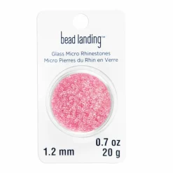 1.2mm Glass Micro Rhinestones by Bead Landing™, 0.7oz.