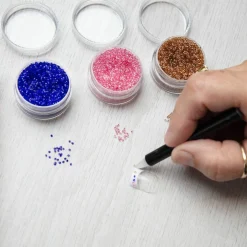 1.2mm Glass Micro Rhinestones by Bead Landing™, 0.7oz.