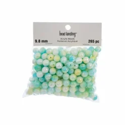 9.8mm Iridescent Round Resin Beads, 265ct. by Bead Landing™