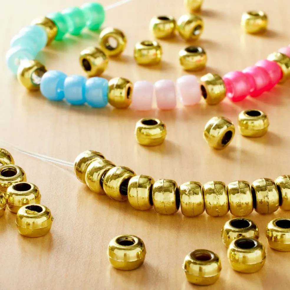 9mm Metallic Pony Beads by Creatology™