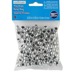 9mm Metallic Pony Beads by Creatology™