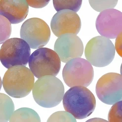 10mm Multicolor Celestial Shimmer Acrylic Round Craft Beads, 56ct. by Bead Landing™