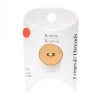 16mm Natural Brown Oval Wood Buttons, 8ct. by Loops & Threads®