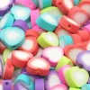 9mm Neon Heart Clay Beads by Creatology™