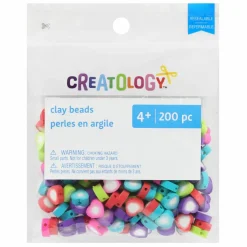 9mm Neon Heart Clay Beads by Creatology™