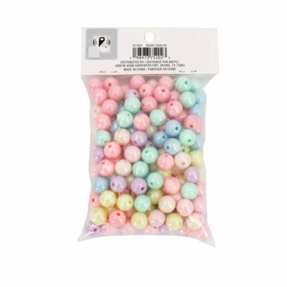 11mm Pastel Mix Acrylic Round Beads, 150ct. by Bead Landing™