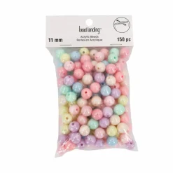 11mm Pastel Mix Acrylic Round Beads, 150ct. by Bead Landing™