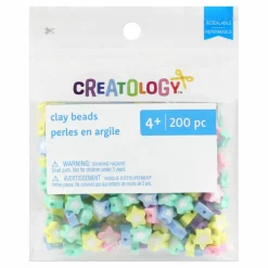 8mm Pastel Star Clay Beads by Creatology™