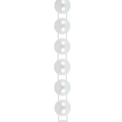 10mm Round Flatback Plastic Pearl Bead Garland, 50ft. by Bead Landing™