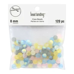 8mm Round Glass Craft Beads, 120ct. by Bead Landing™