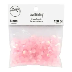 8mm Round Glass Craft Beads, 120ct. by Bead Landing™
