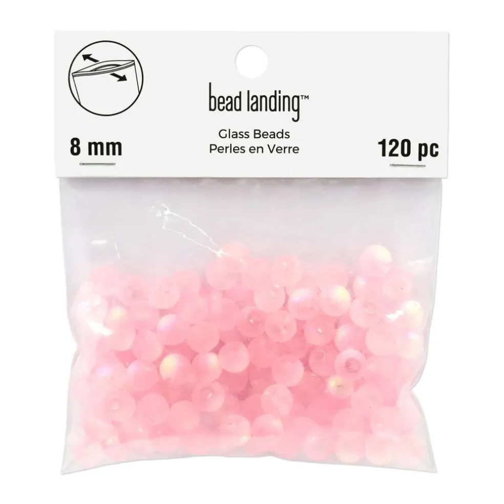 8mm Round Glass Craft Beads, 120ct. by Bead Landing™