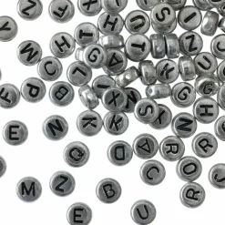 7mm Silver Round Alpha Beads, 390ct. by Bead Landing™