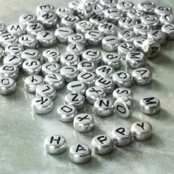 7mm Silver Round Alpha Beads, 390ct. by Bead Landing™
