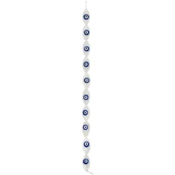8mm x 17.5mm Enamel Eye Oval Shell Beads by Bead Landing™