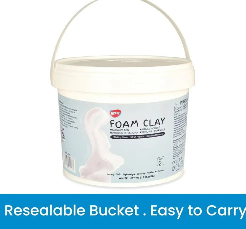 Modeling Clay for Adult Arts & Crafts Projects (White)