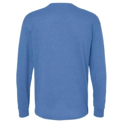 M&O Men's Gold Soft Touch Long Sleeve T-Shirt, Blank Tee for Vinyl Printing & DIY Projects