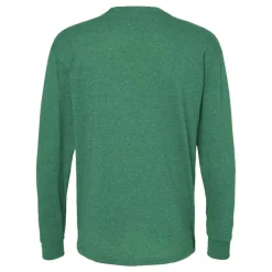 M&O Men's Gold Soft Touch Long Sleeve T-Shirt, Blank Tee for Vinyl Printing & DIY Projects
