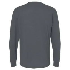 M&O Men's Gold Soft Touch Long Sleeve T-Shirt, Blank Tee for Vinyl Printing & DIY Projects