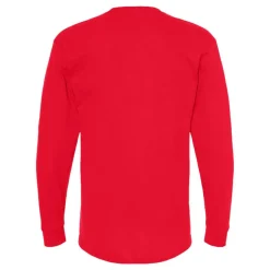 M&O Men's Gold Soft Touch Long Sleeve T-Shirt, Blank Tee for Vinyl Printing & DIY Projects