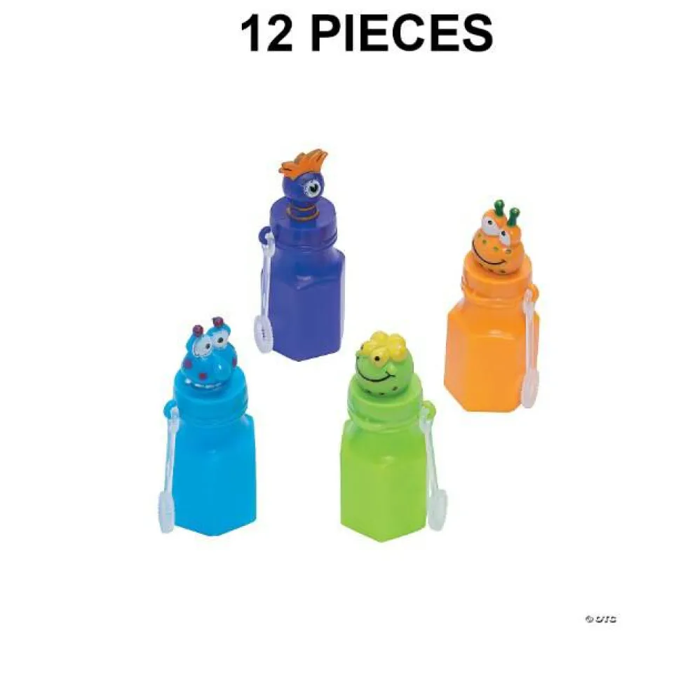 Monster Character Bubbles - 12 Pc.
