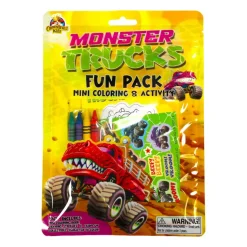 Monster Trucks Fun Pack Mini Color & Activity Set