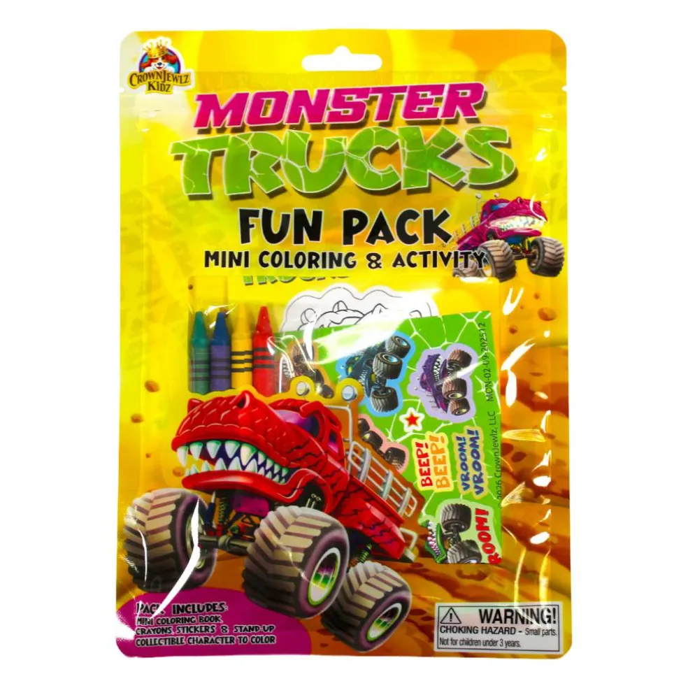 Monster Trucks Fun Pack Mini Color & Activity Set