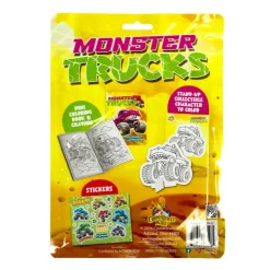 Monster Trucks Fun Pack Mini Color & Activity Set