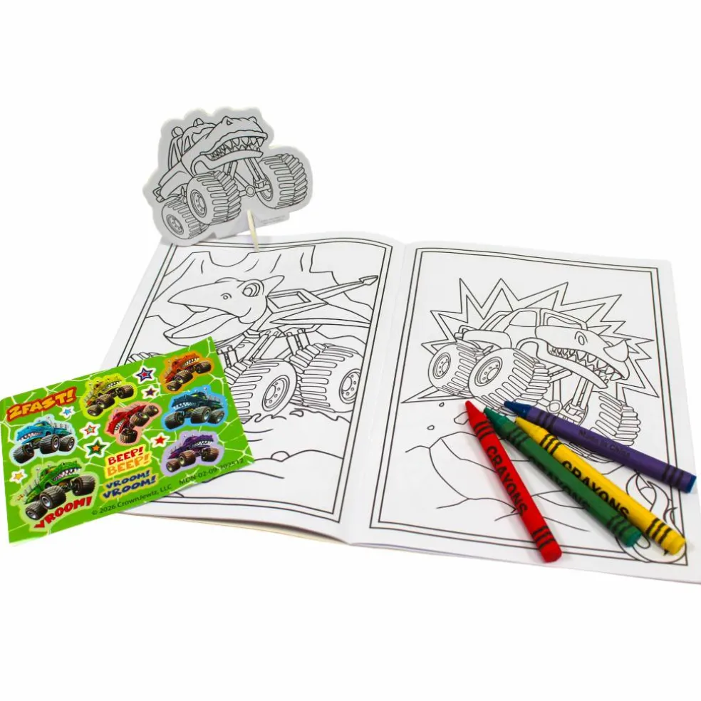 Monster Trucks Fun Pack Mini Color & Activity Set