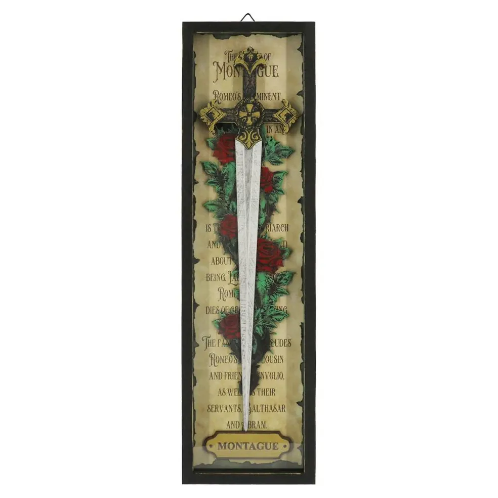Montague Sword & Roses Shadowbox Wall Décor by Ashland®
