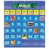 Monthly Calendar Pocket Chart, 61 Pieces