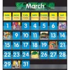 Monthly Calendar Pocket Chart with Cards, Black
