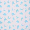 Mook Fabrics Dino Blue Flannel Fabric [43 in. Wide] - By The Yard
