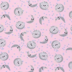 Mook Fabrics Moon and Back Flannel Fabric [44 in. Wide] - By The Yard