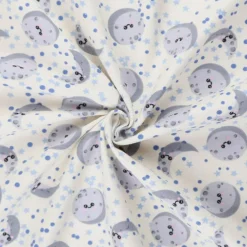 Mook Fabrics Moon and Back Flannel Fabric [44 in. Wide] - By The Yard