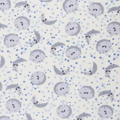 Mook Fabrics Moon and Back Flannel Fabric [44 in. Wide] - By The Yard
