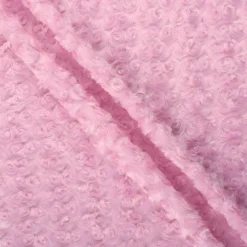 Mook Fabrics Plush Rose Minky Fleece Fabric [60in. Wide] - By The Yard