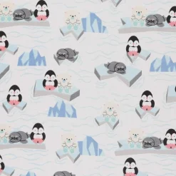Mook Fabrics Polar Buddies Flannel Fabric [44 in. Wide] - By The Yard