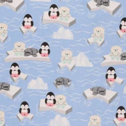 Mook Fabrics Polar Buddies Flannel Fabric [44 in. Wide] - By The Yard