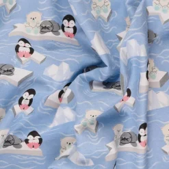 Mook Fabrics Polar Buddies Flannel Fabric [44 in. Wide] - By The Yard
