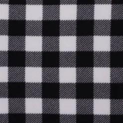 Mook Fabrics Polar Fleece Buffalo Plaid Stripe Fabric [60 in. Wide] - By The Yard