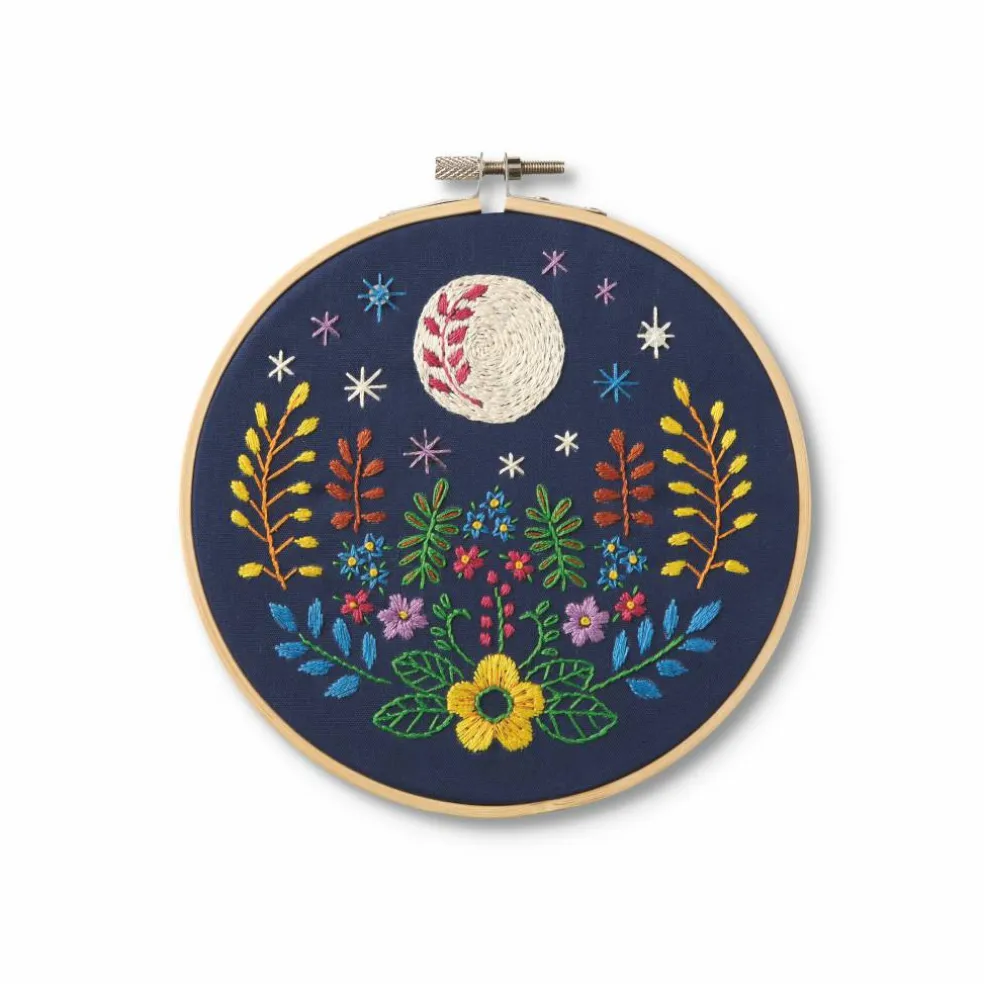 6" Moon Embroidery Kit by Loops & Threads®
