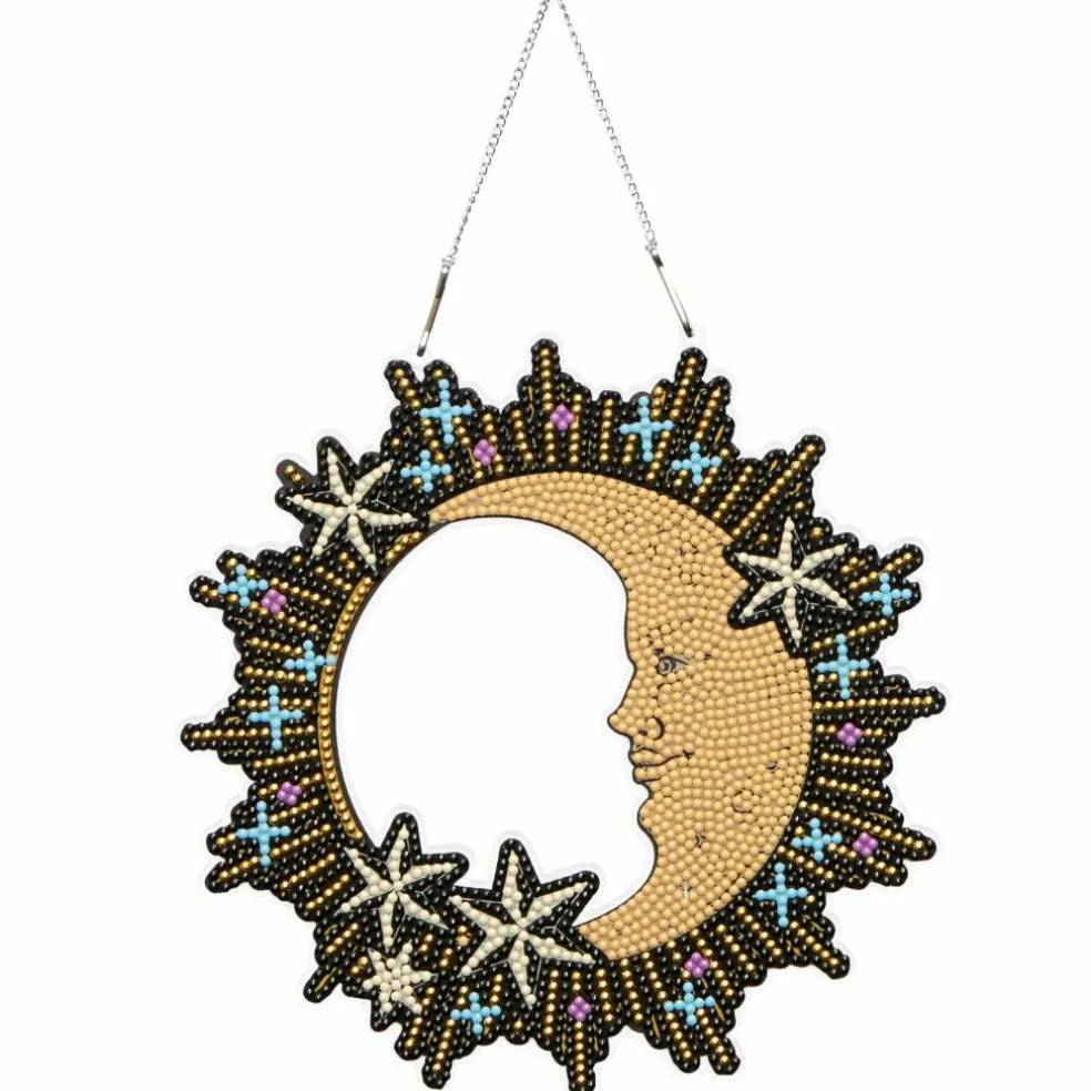 8" Moon & Stars Wreath Diamond Art Kit by Make Market®