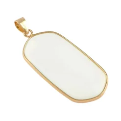Moonstone Glass Oval Pendant by Bead Landing™