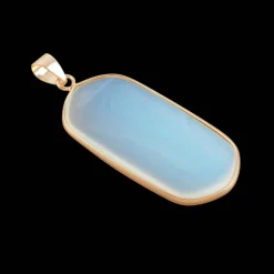 Moonstone Glass Oval Pendant by Bead Landing™