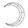 15.75" Moon Wreath Form by Ashland®
