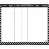 Moroccan Black Wipe-Off® Calendar, Monthly