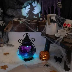 Moroccan Color Changing Gothic Halloween Hanging Lantern