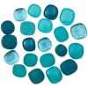 Mosaic Mercantile Glass Pebble Tiles - Turquoise, 4 oz